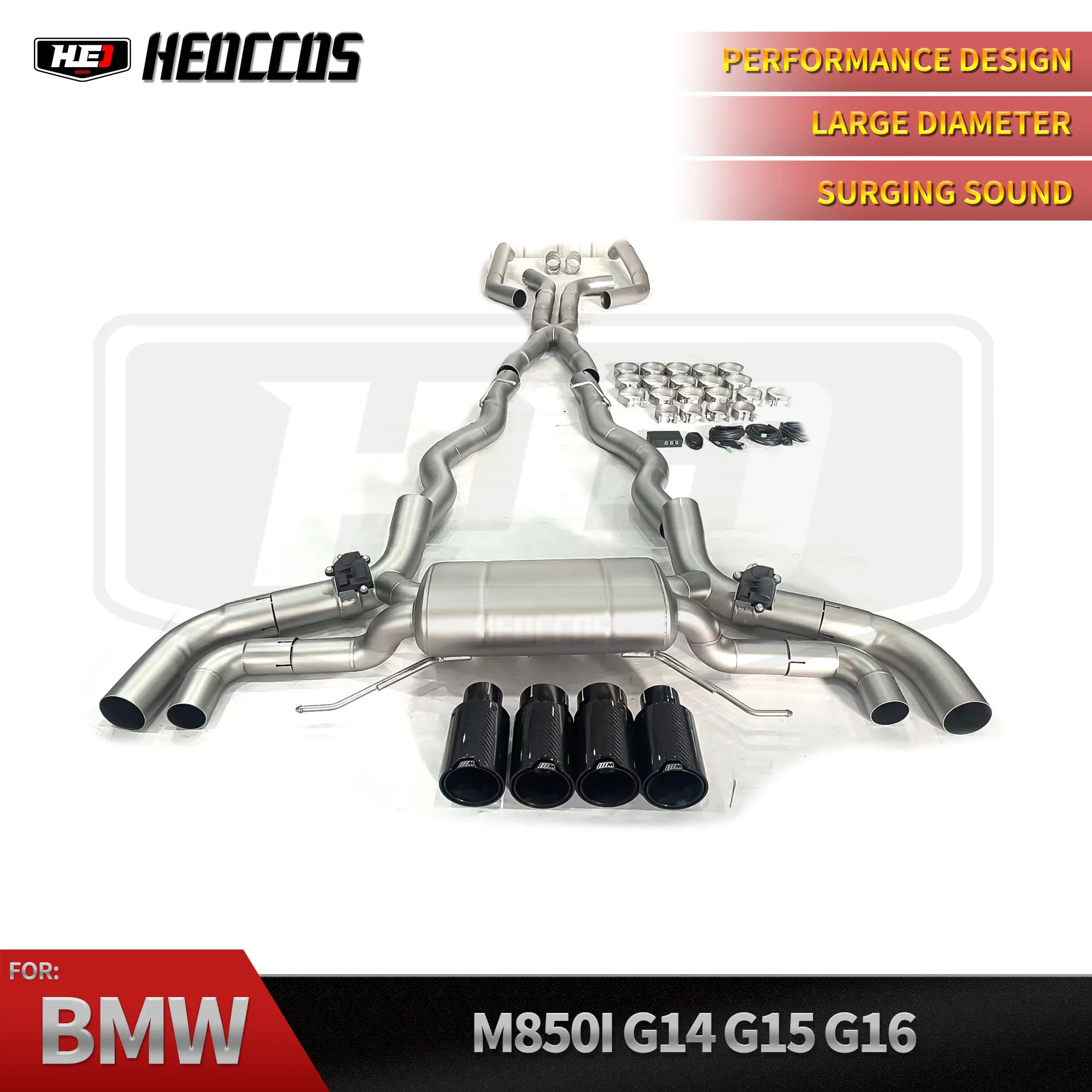 Catback Exhaust for Bmw M850/m850i G16 4.4tt 2020-2023 Racing Sport Car Valvetronic Exhaust Pipe Muffler Sus304 Exhaust
Catback Exhaust for Bmw M850/m850i G16 4.4tt 2020-2023 Racing Sport Car Valvetronic Exhaust Pipe Muffler Sus304 Exhaust