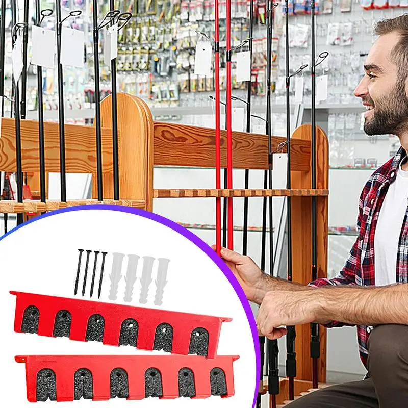 Fishing Rod Holders For Garage Wall-mounted Fishing Rod Rack Vertical Rod Holders For Wall Fishing Pole Storage Wall Mount
Fishing Rod Holders For Garage Wall-mounted Fishing Rod Rack Vertical Rod Holders For Wall Fishing Pole Storage Wall Mount