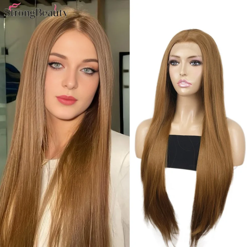 StrongBeauty Long Straight 13x3 Lace Front Synthetic Wigs Women Wig Heat Resistant Hair
StrongBeauty Long Straight 13x3 Lace Front Synthetic Wigs Women Wig Heat Resistant Hair