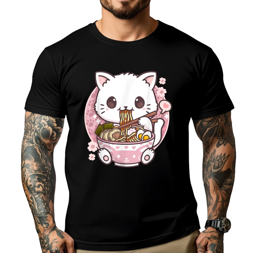 Ramen Cat Kawaii Anime Ramen Cat Cat Lovers Kawaii Neko Harajuku Tops Graphic Shirts Men New Shirts And T-Shirts Outdoor
Ramen Cat Kawaii Anime Ramen Cat Cat Lovers Kawaii Neko Harajuku Tops Graphic Shirts Men New Shirts And T-Shirts Outdoor