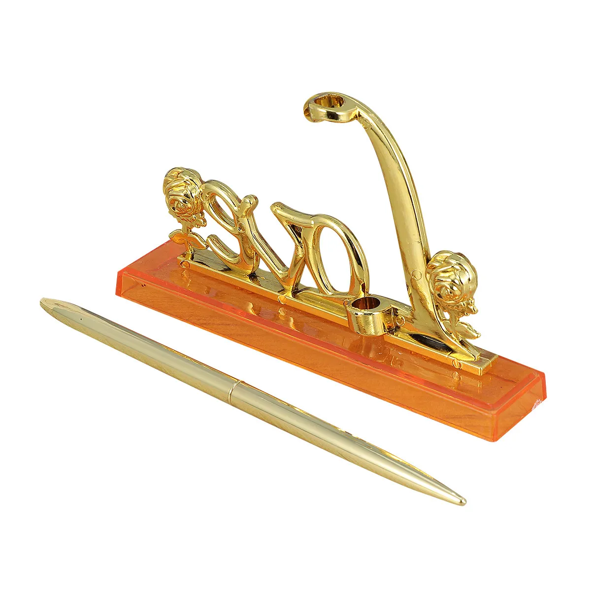 1Set Wedding Signing Metal Golden Love Base Guestbook Pen for Bridal Shower Reception Desktop Decor Pens for Guest Book
1Set Wedding Signing Metal Golden Love Base Guestbook Pen for Bridal Shower Reception Desktop Decor Pens for Guest Book