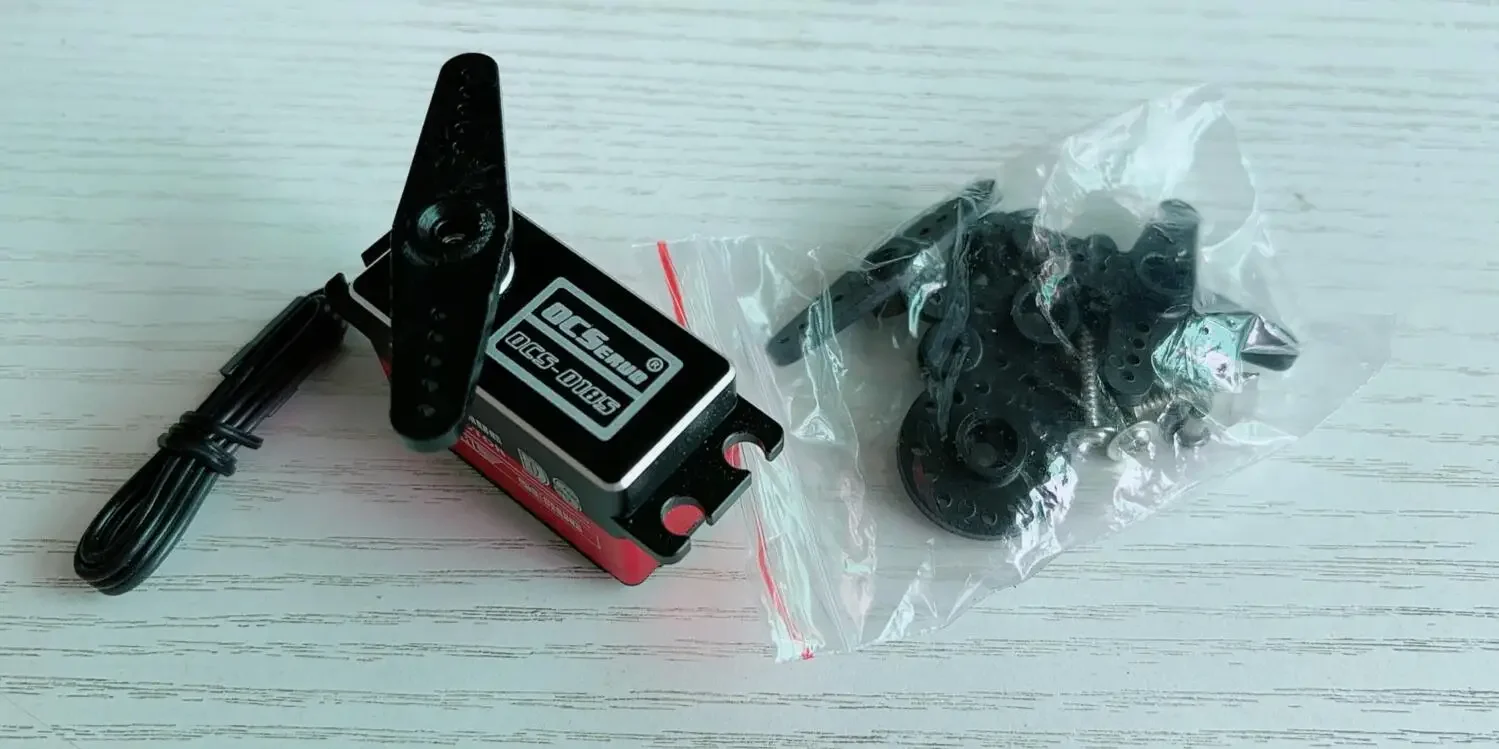OCS-D185 OCServo 6V 0.1Sec 20kg.cm Low Profile High Speed Coreless Steel Gear full Metal Servo for Hitec KST replacement
OCS-D185 OCServo 6V 0.1Sec 20kg.cm Low Profile High Speed Coreless Steel Gear full Metal Servo for Hitec KST replacement