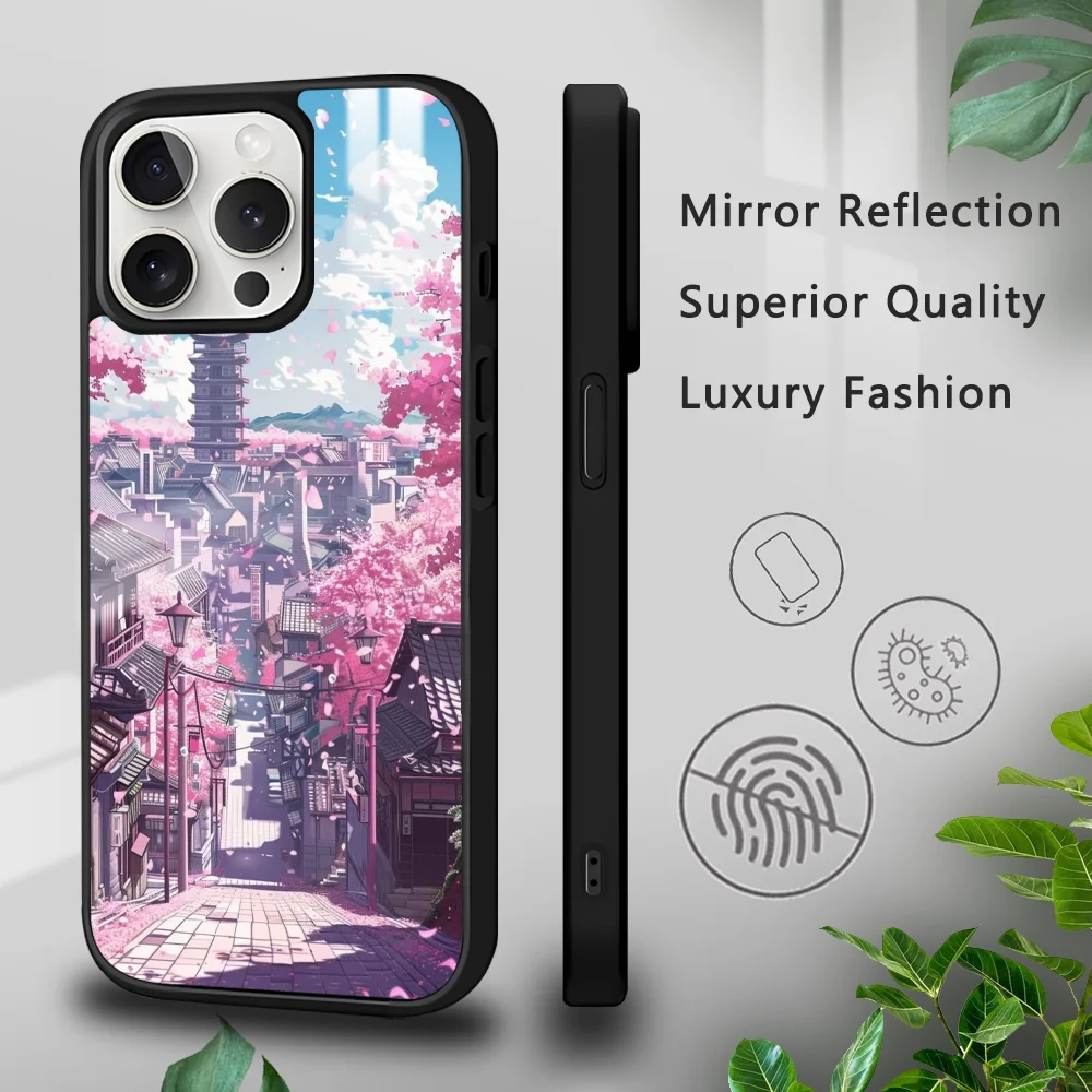 Japanese Anime Sakura Landscape Phone Case For iPhone 16 15 14 13 12 11 Pro Xs Max Mini Plus Celulares Hard Funda
Japanese Anime Sakura Landscape Phone Case For iPhone 16 15 14 13 12 11 Pro Xs Max Mini Plus Celulares Hard Funda