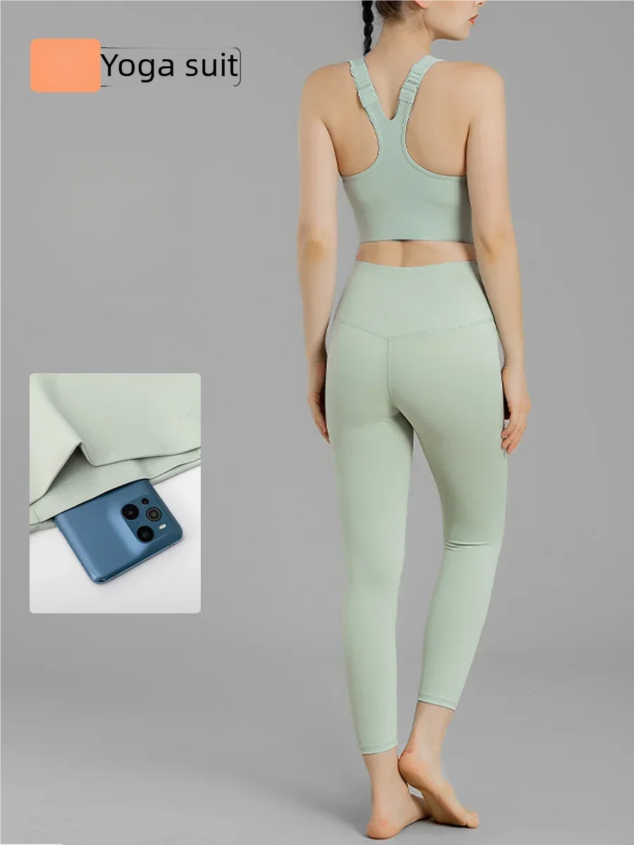 Women's Sports Set, Shock - Absorbing for Running and Yoga, Push - Up with Adjustable Shoulder Straps, Bra and Gym Pants Set
Women's Sports Set, Shock - Absorbing for Running and Yoga, Push - Up with Adjustable Shoulder Straps, Bra and Gym Pants Set