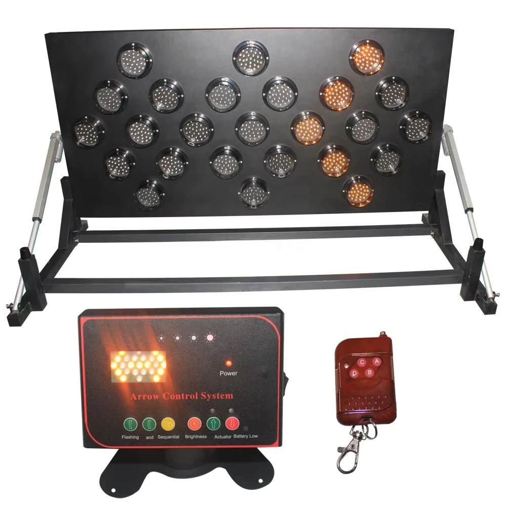 LED-Arrow board Yellow warning lights 25 lights 30 LED 1.5m long arrow board warning lights
LED-Arrow board Yellow warning lights 25 lights 30 LED 1.5m long arrow board warning lights