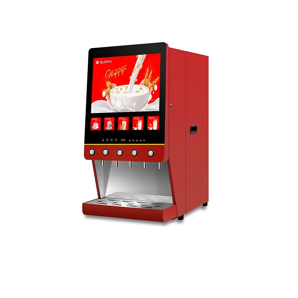 SUPIN D-50S-T Fully Automatic 5 Flavors Instant Hot Beverage Machine For Cafe/Hotel/Restaurant/Canteen/Dining Room
SUPIN D-50S-T Fully Automatic 5 Flavors Instant Hot Beverage Machine For Cafe/Hotel/Restaurant/Canteen/Dining Room