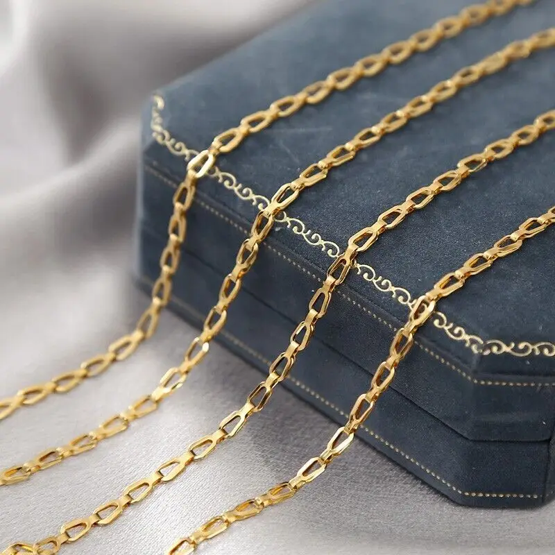 2Meters Stainless Steel 3mm Width Hollow Chains Women Choker Necklace Making for DIY Jewelry Making Accessories Supplies
2Meters Stainless Steel 3mm Width Hollow Chains Women Choker Necklace Making for DIY Jewelry Making Accessories Supplies