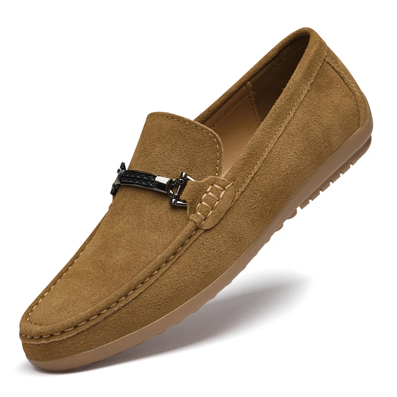 Luxury Brand Suede Leather Loafers Casual Slip on Shoes Men Driving Moccasins Boat Shoes Non-slip Handmade Soft Flats Sales
Luxury Brand Suede Leather Loafers Casual Slip on Shoes Men Driving Moccasins Boat Shoes Non-slip Handmade Soft Flats Sales