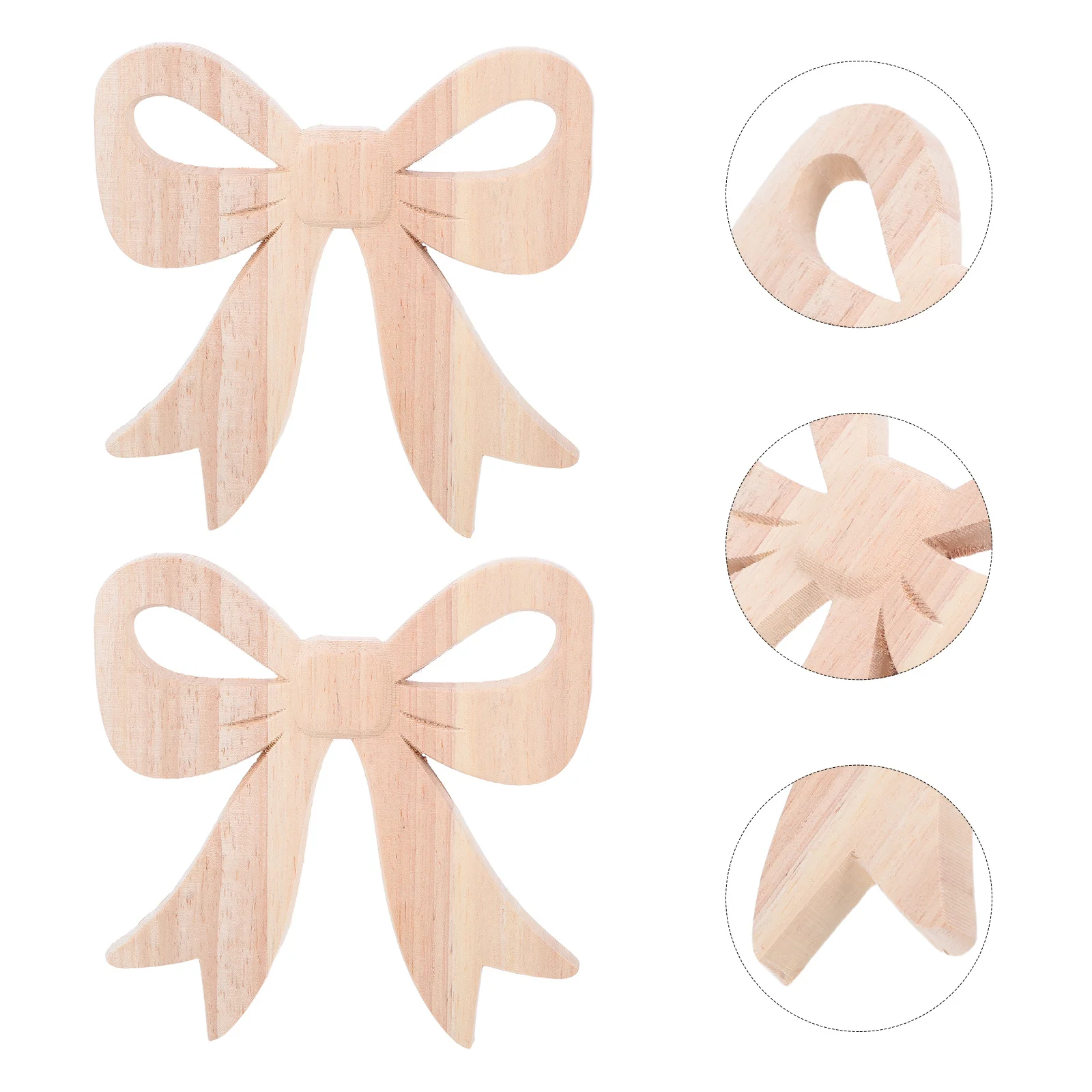 2Pcs European Style Solid Wood Decorative Bow Onlays - Handcarved Wooden Appliques for Furniture Wall Cabinet Door DIY Unpainted
2Pcs European Style Solid Wood Decorative Bow Onlays - Handcarved Wooden Appliques for Furniture Wall Cabinet Door DIY Unpainted