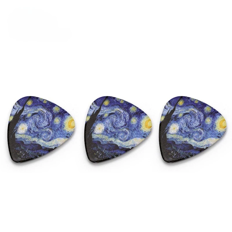 3pcs/set Guitar Picks for Acoustic Electric Bass Jazz Mandoli Van Gogh Mediators 0.96mm
3pcs/set Guitar Picks for Acoustic Electric Bass Jazz Mandoli Van Gogh Mediators 0.96mm