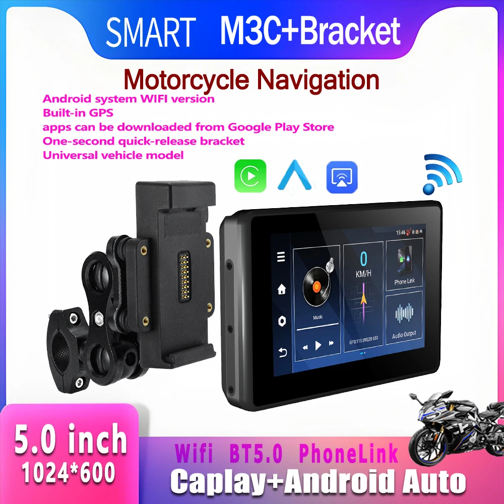 SMART 5 Inch for BMW Motorcycle Screen Android 14.0 4-64GB Wireless CarPlay Android Auto for BMW R1200GS R1250GS ADV Dashboard
SMART 5 Inch for BMW Motorcycle Screen Android 14.0 4-64GB Wireless CarPlay Android Auto for BMW R1200GS R1250GS ADV Dashboard