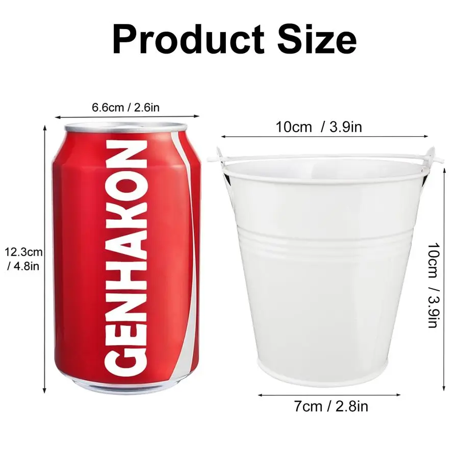 Пакет 4-дюймового белого железа, металлические ведра с ручкой, пасхальное ведро, держатель для карандашей и цветочных горшков, используется для переноски, магазина или Ev
Пакет 4-дюймового белого железа, металлические ведра с ручкой, пасхальное ведро, держатель для карандашей и цветочных горшков, используется для переноски, магазина или Ev
