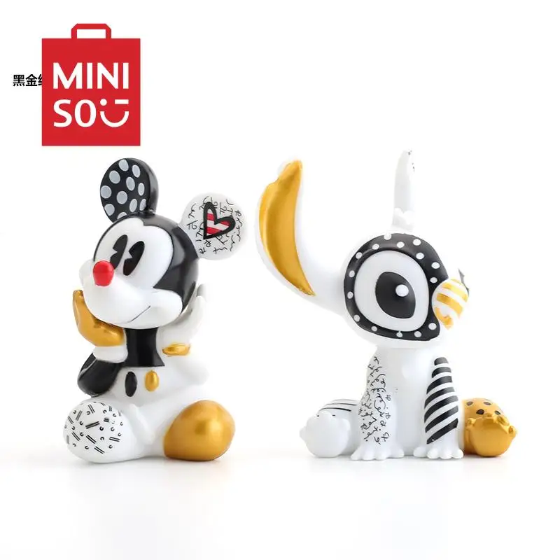 Cute Disney Stitch Mickey Mouse Action Figure Black Gold Figurine Kawaii Cartoon Figures Car Home Decoration Kids Collection Toy
Cute Disney Stitch Mickey Mouse Action Figure Black Gold Figurine Kawaii Cartoon Figures Car Home Decoration Kids Collection Toy