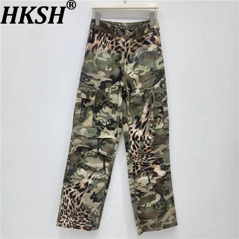 HKSH Women Straight Pants American Retro Printed Multi-Pocket Versatile Trendy Casual Safari Style Bottoms Spring Summer HK21898
HKSH Women Straight Pants American Retro Printed Multi-Pocket Versatile Trendy Casual Safari Style Bottoms Spring Summer HK21898