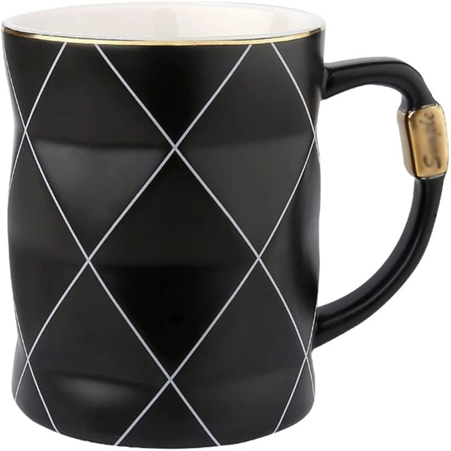 Black Ceramic Elegant and Stylish Modern Coffee Cup Set with Lid and Spoon - Perfect for Latte, Mocha, Milk, and Tea - Ideal for
Black Ceramic Elegant and Stylish Modern Coffee Cup Set with Lid and Spoon - Perfect for Latte, Mocha, Milk, and Tea - Ideal for
