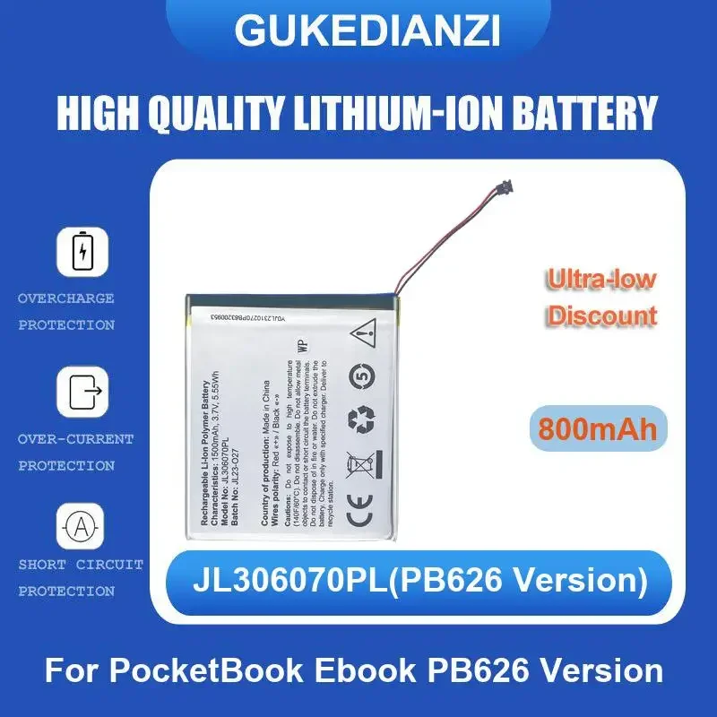 Battery For PocketBook Ebook PB626 Version CR316
Battery For PocketBook Ebook PB626 Version CR316