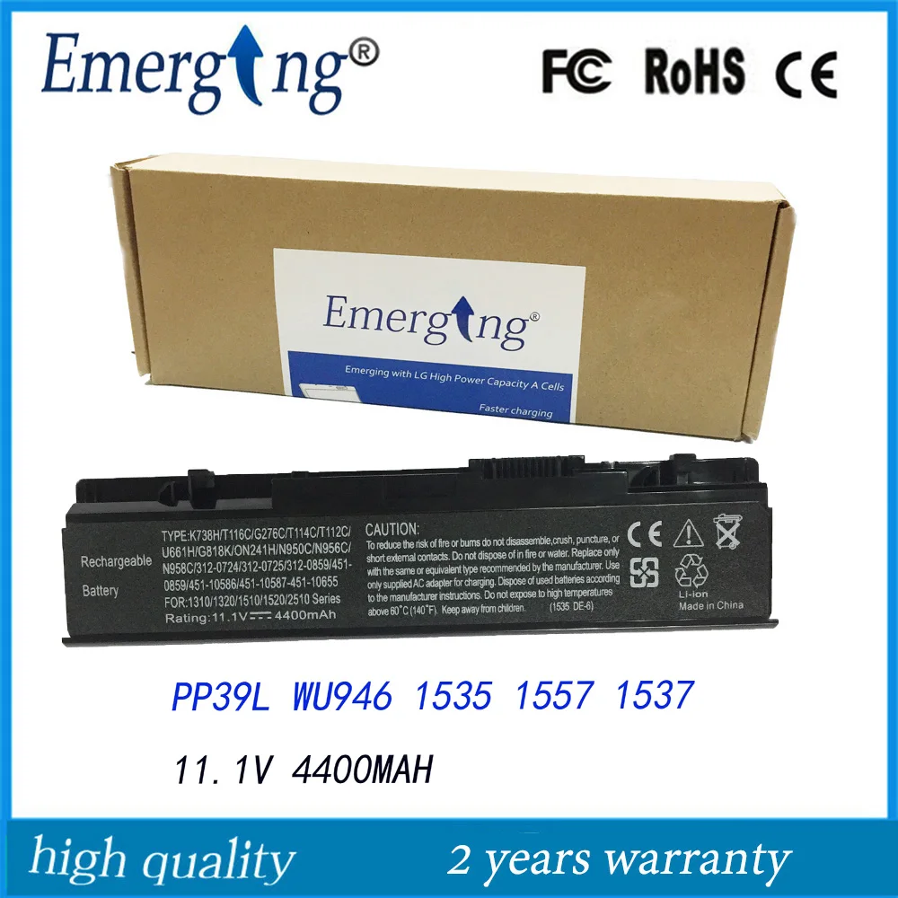 11.1V 4400mah New Laptop Battery for Dell Studio 1535 1536 1537 1555 1557 1558 WU946 KM958 0KM887
11.1V 4400mah New Laptop Battery for Dell Studio 1535 1536 1537 1555 1557 1558 WU946 KM958 0KM887