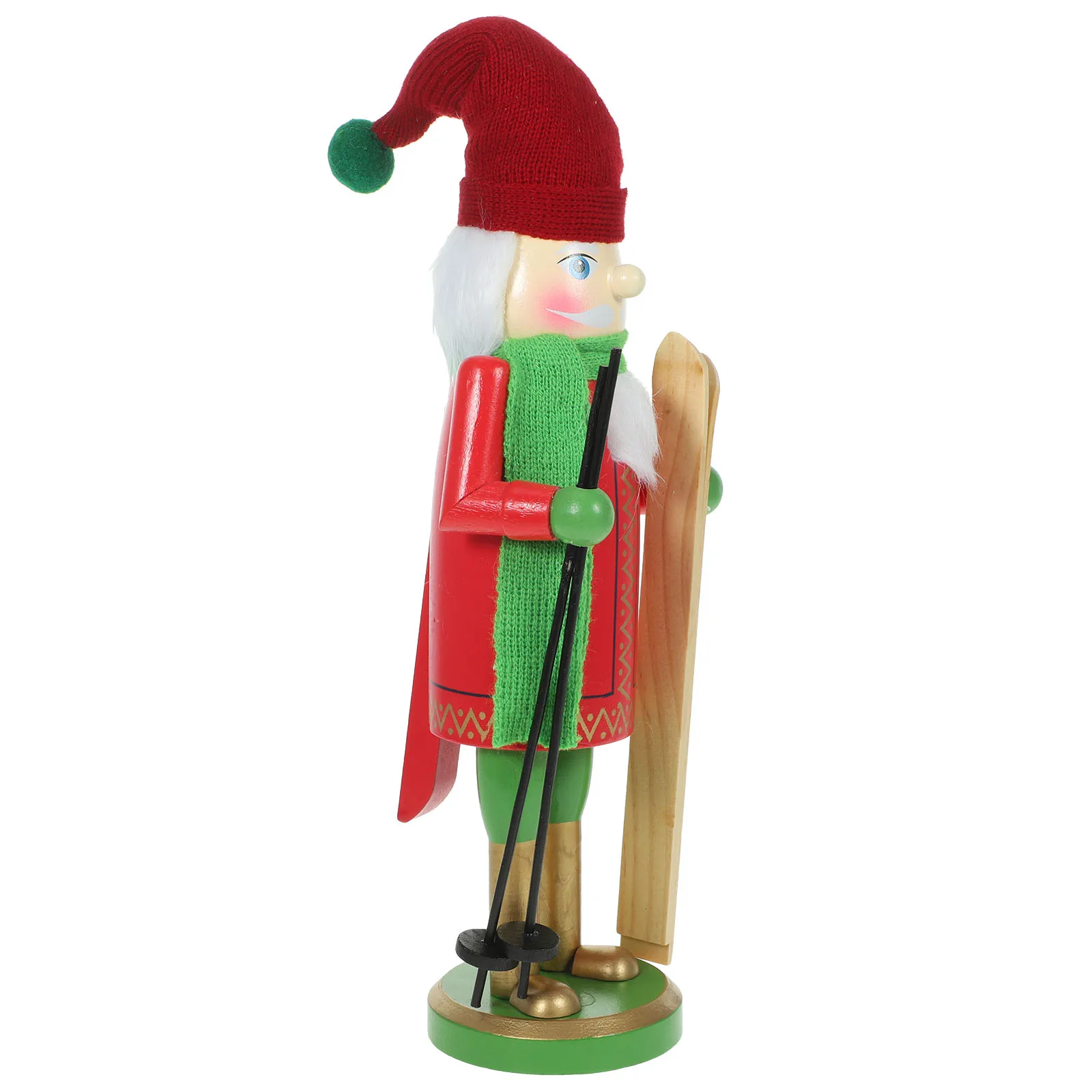 Christmas Nutcracker Decor 30CM Ski Elder Figurine Home Party nament Wooden Xmas Small Figures Traditional Unique
Christmas Nutcracker Decor 30CM Ski Elder Figurine Home Party nament Wooden Xmas Small Figures Traditional Unique