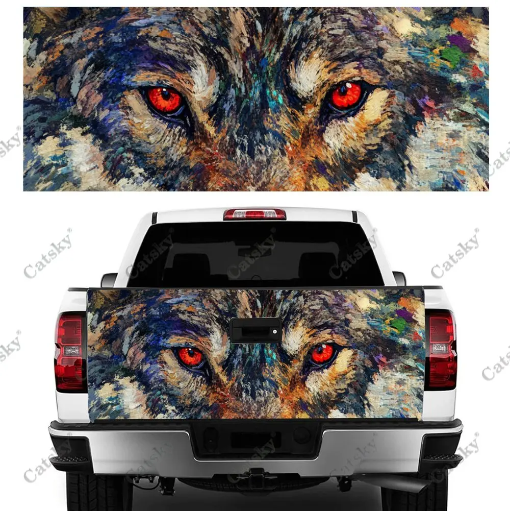 Red Eyed Animal Wolf Car Tail Trunk Protect Vinly Wrap Cover Decal Auto Accessories Hood Decoration Sticker for Off-road Pickup
Red Eyed Animal Wolf Car Tail Trunk Protect Vinly Wrap Cover Decal Auto Accessories Hood Decoration Sticker for Off-road Pickup