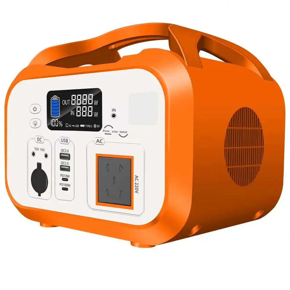 New arrivals Wireless charging panel 600w energy storage emergency portable power station sine wave 220v outdoor power supply
New arrivals Wireless charging panel 600w energy storage emergency portable power station sine wave 220v outdoor power supply