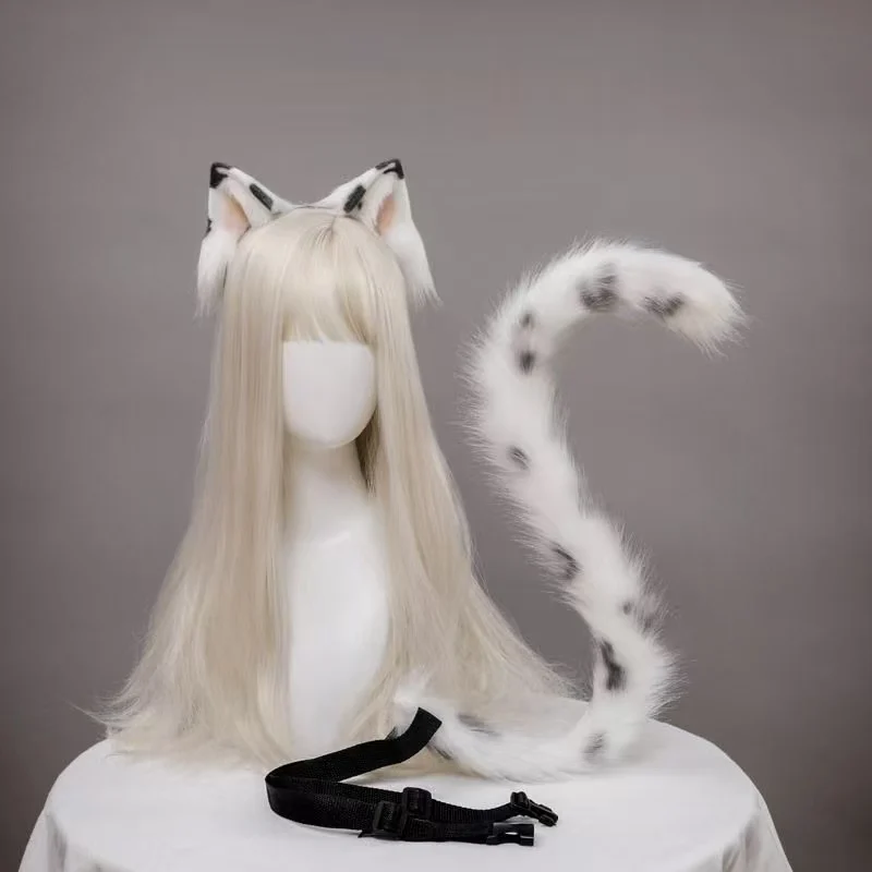 Plush Cow Print Cat Ears Headband Tail Set Realistic Furry Animal Ears And Tail For Cosplay Halloween Party Comic Con Role Play
Plush Cow Print Cat Ears Headband Tail Set Realistic Furry Animal Ears And Tail For Cosplay Halloween Party Comic Con Role Play