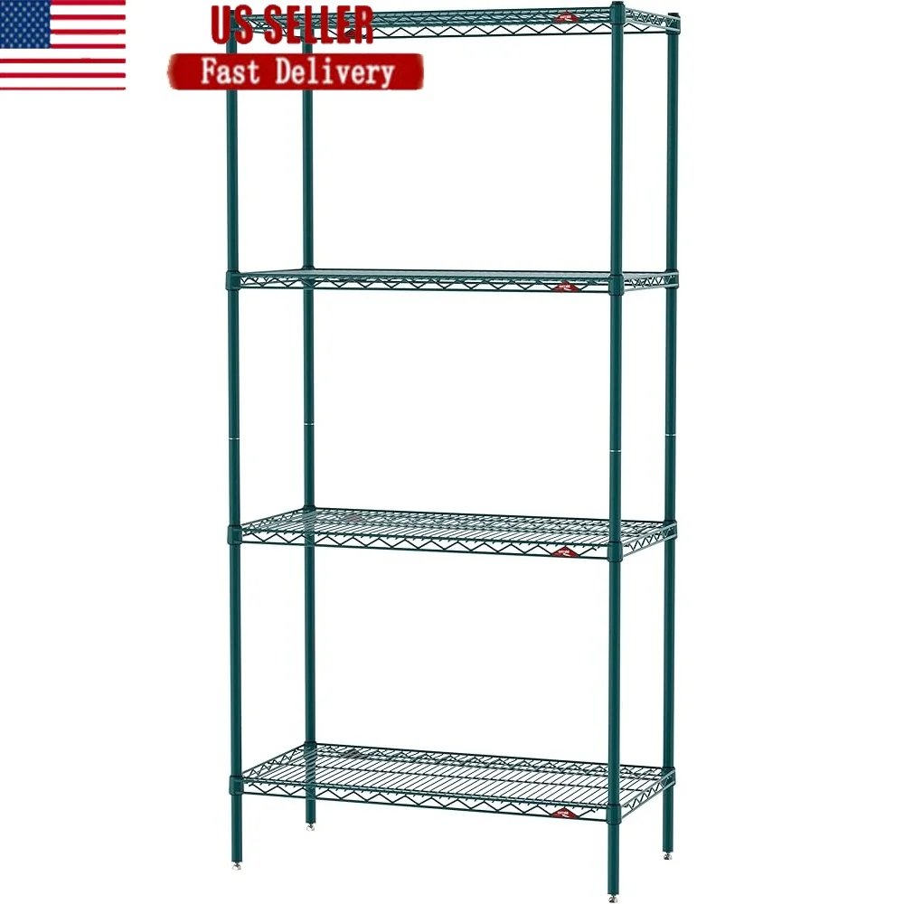 Industrial Wire Shelving Unit 2000 lbs Capacity Epoxy Coated Storage Rack NSF Approved Antimicrobial Protection Kitchens
Industrial Wire Shelving Unit 2000 lbs Capacity Epoxy Coated Storage Rack NSF Approved Antimicrobial Protection Kitchens