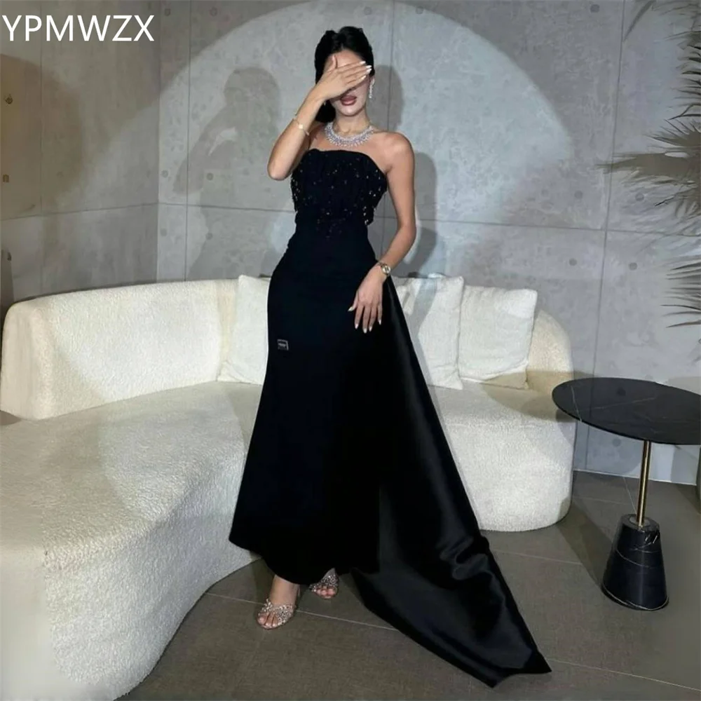 Customized YPMWZX Strapless Mermaid Floor length Skirts Sleeveless Bead Bespoke Occasion Dresses
Customized YPMWZX Strapless Mermaid Floor length Skirts Sleeveless Bead Bespoke Occasion Dresses