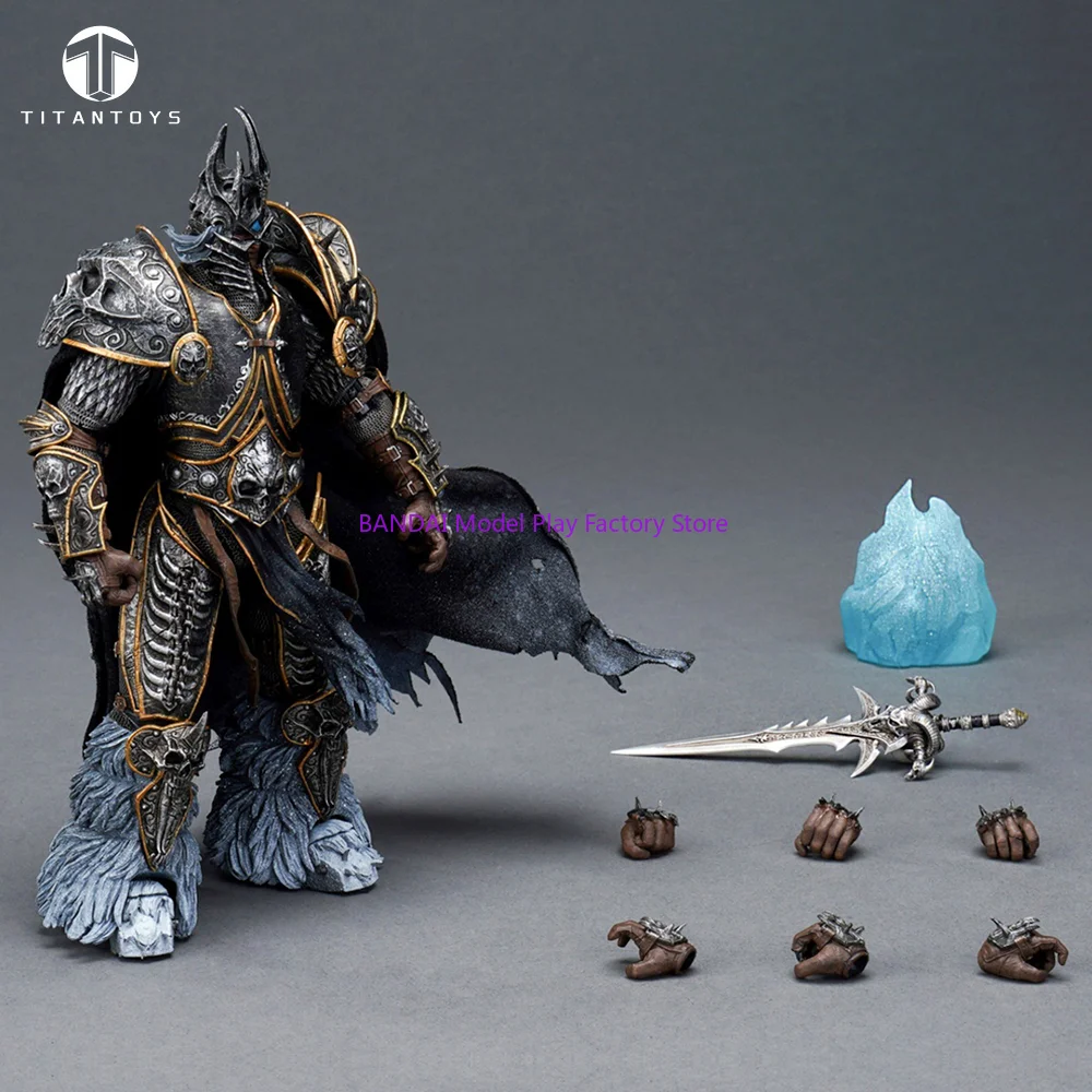 【In Stock】TITAN TOYS 1/12 Arthas Prince Dead King Frost Knight Action Figure Anime Model Movable Doll Collection Coll Gift
【In Stock】TITAN TOYS 1/12 Arthas Prince Dead King Frost Knight Action Figure Anime Model Movable Doll Collection Coll Gift