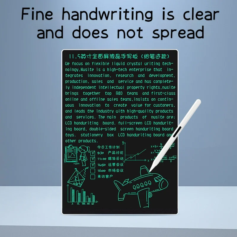 11.5/12inch Lcd Digital Drawing Tablet Full Screen Superfine Single-Sided Drawing Board Handwriting Crystal Magnet Writing Pad
11.5/12inch Lcd Digital Drawing Tablet Full Screen Superfine Single-Sided Drawing Board Handwriting Crystal Magnet Writing Pad
