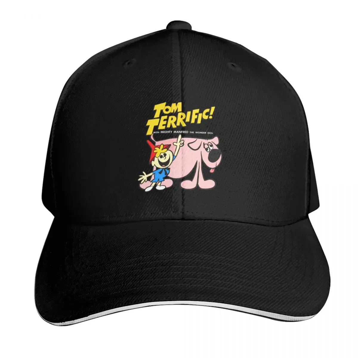 Tom Terrific With Mighty Manfred The Wonder Dog Baseball Cap cute Gentleman Hat Golf Funny hats Female Men's
Tom Terrific With Mighty Manfred The Wonder Dog Baseball Cap cute Gentleman Hat Golf Funny hats Female Men's