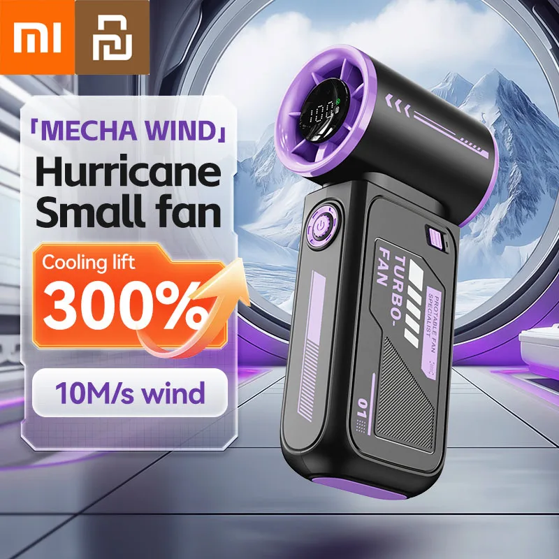 Ручной вентилятор Xiaomi Youpin, 100-уровневый высокоскоростной электрический вентилятор, маленькая ветряная пушка, портативный цифровой дисплей, USB-вентилятор для зарядки, уличный
Ручной вентилятор Xiaomi Youpin, 100-уровневый высокоскоростной электрический вентилятор, маленькая ветряная пушка, портативный цифровой дисплей, USB-вентилятор для зарядки, уличный
