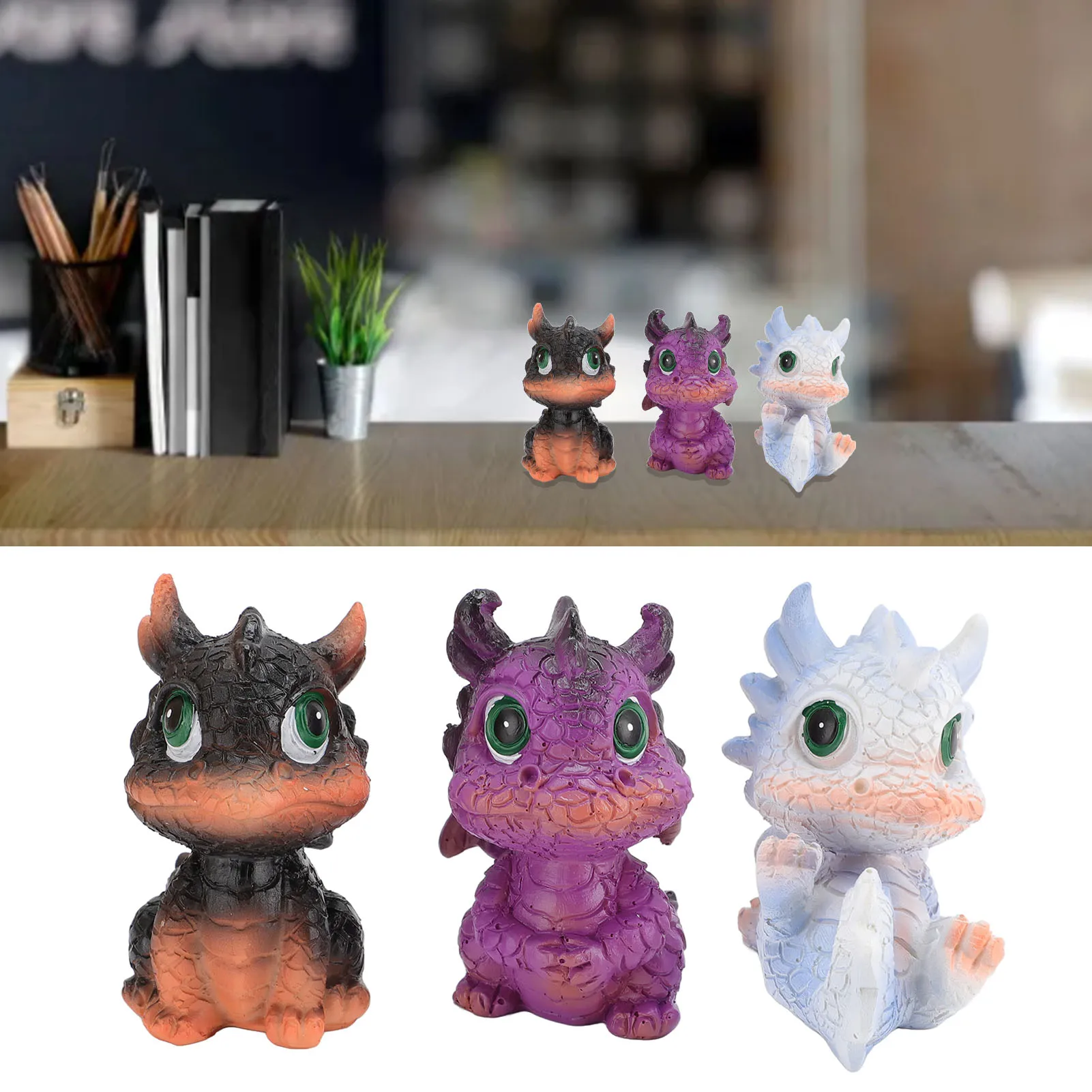 Baby Dragon Figure Multifunctional Cartoon Resin Baby Dragon Statue Ornaments For Home Office Garden Decoration
Baby Dragon Figure Multifunctional Cartoon Resin Baby Dragon Statue Ornaments For Home Office Garden Decoration