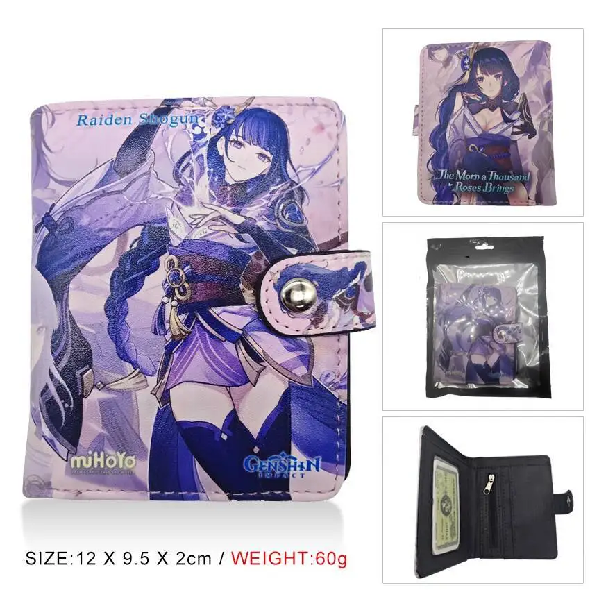 Genshin Impact Hu Tao Klee Raiden Shogun Xiao Grass God Funina Cartoon Student 3D HD Anime Wallet Anime 
Genshin Impact Hu Tao Klee Raiden Shogun Xiao Grass God Funina Cartoon Student 3D HD Anime Wallet Anime