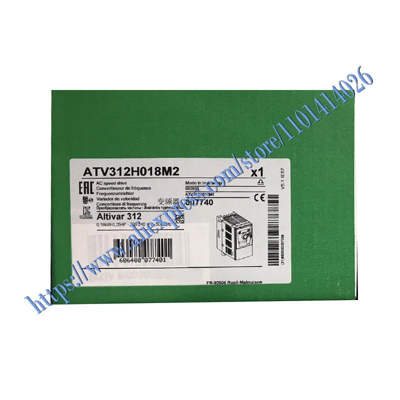 Новый оригинальный ATV312H018M2 ATV312H037M2 ATV312H055M2 ATV312H075M2 ATV312HU11M2 ATV312HU15M2 Преобразователь частоты Один год гарантии
Новый оригинальный ATV312H018M2 ATV312H037M2 ATV312H055M2 ATV312H075M2 ATV312HU11M2 ATV312HU15M2 Преобразователь частоты Один год гарантии