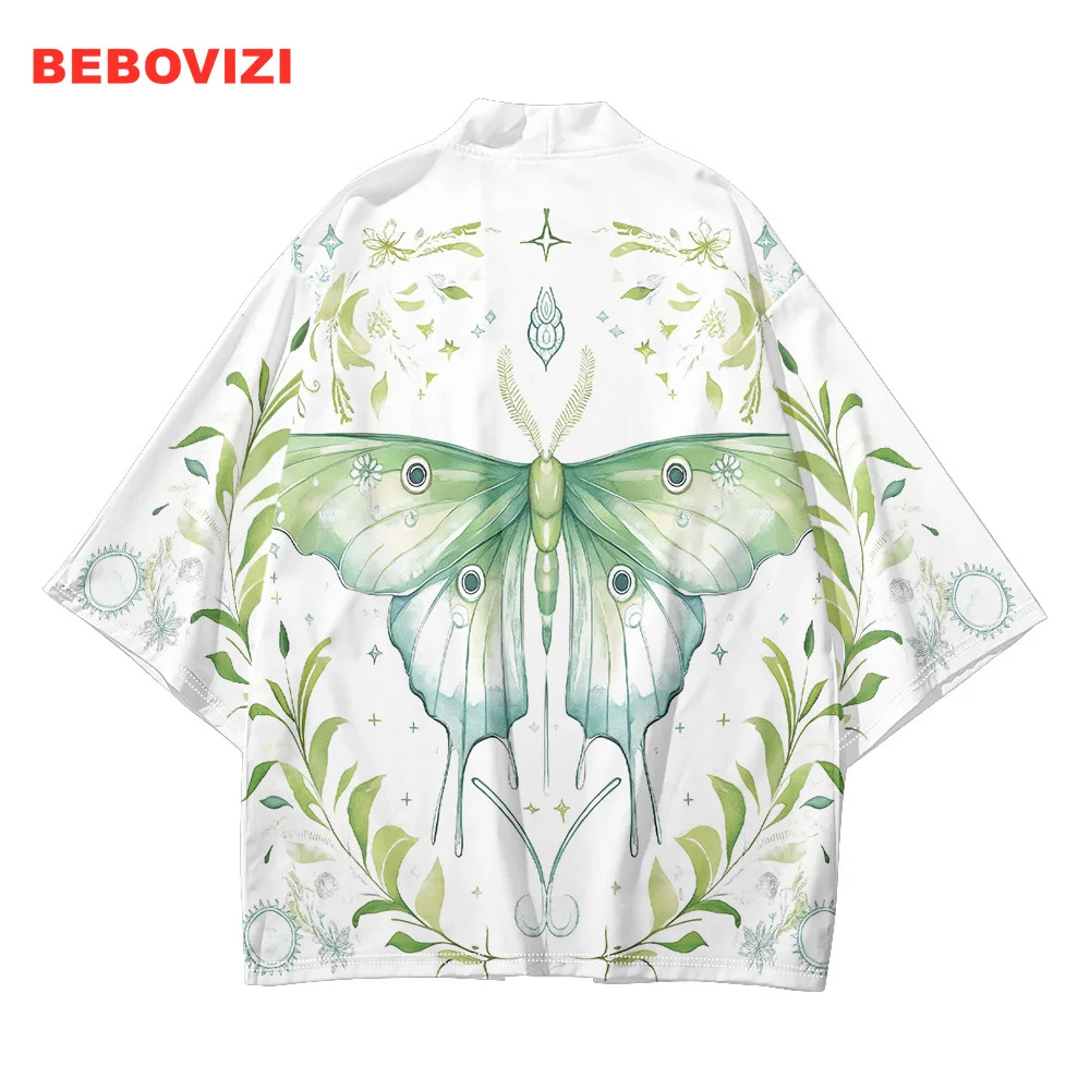 Fashion Casual Cardigan White Kimono 2025 Novelty Summer Beach Shirt Women Yukata Butterfly Print Clothes Japanese Haori Samurai
Fashion Casual Cardigan White Kimono 2025 Novelty Summer Beach Shirt Women Yukata Butterfly Print Clothes Japanese Haori Samurai