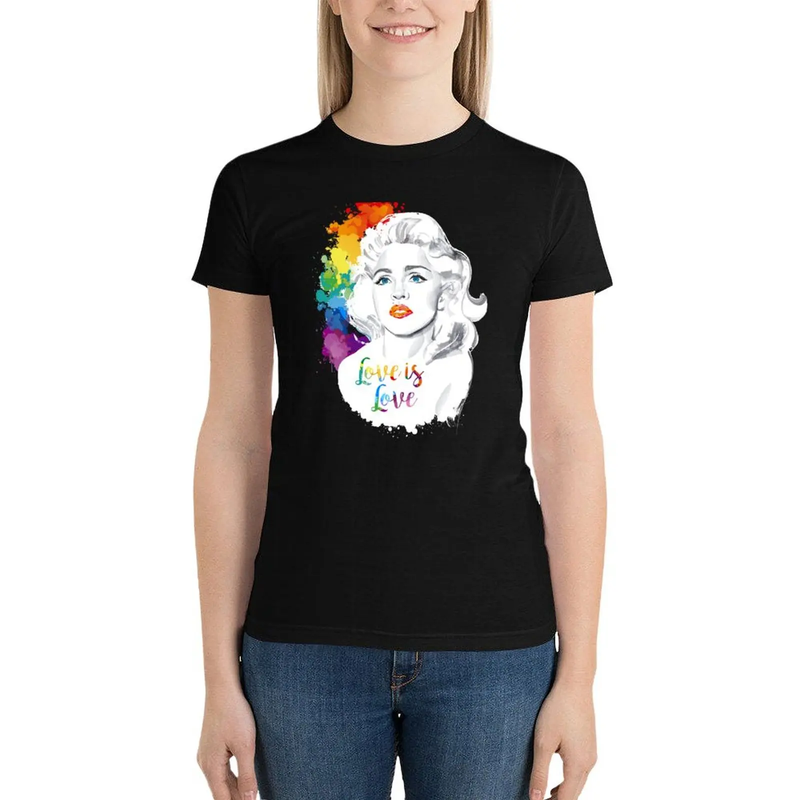 Love is love T-Shirt summer clothes kawaii clothes Aesthetic clothing t-shirts for Women loose fit
Love is love T-Shirt summer clothes kawaii clothes Aesthetic clothing t-shirts for Women loose fit