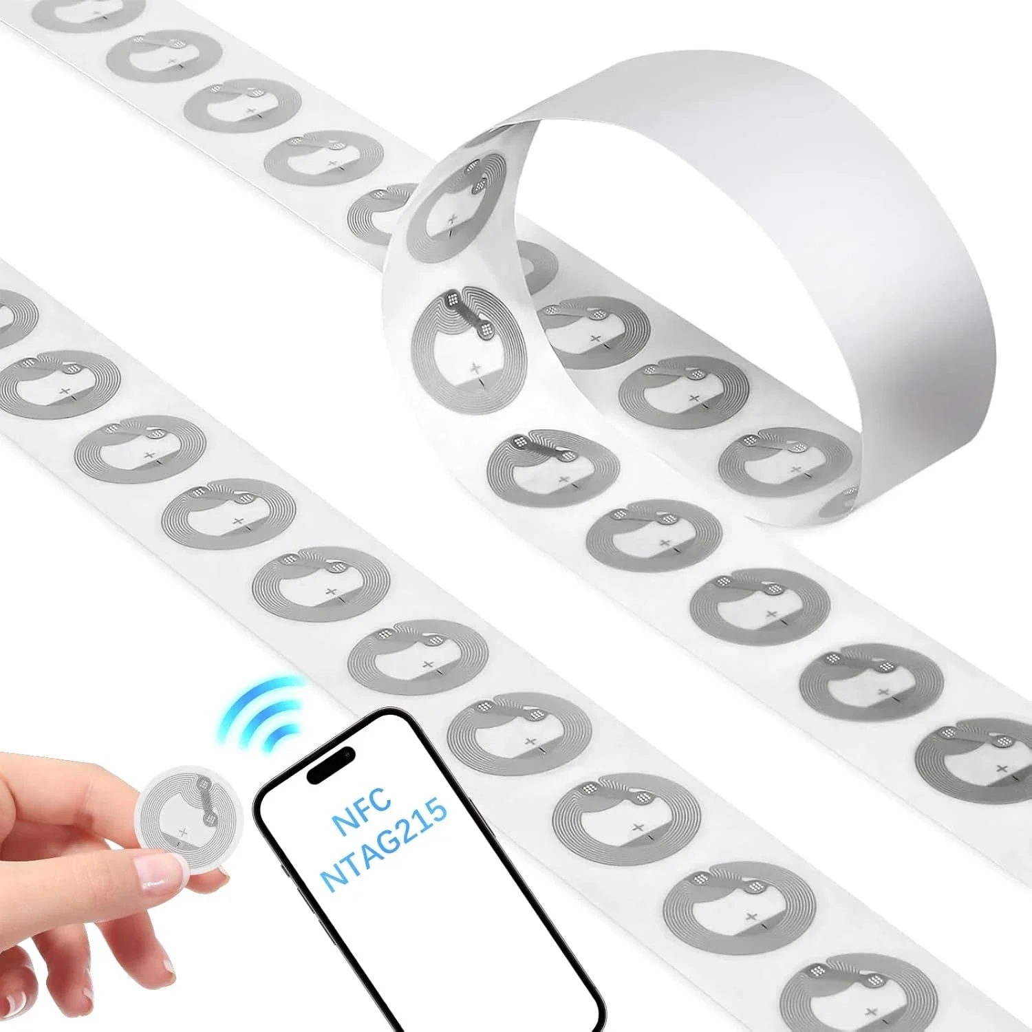 10/50PCS Ntag 215 NFC Phone Available RFID Tag Stickers Adhesive Label NFC Ntag215 Self-adhesive Tag 13.56MHz ISO14443A Sticker
10/50PCS Ntag 215 NFC Phone Available RFID Tag Stickers Adhesive Label NFC Ntag215 Self-adhesive Tag 13.56MHz ISO14443A Sticker