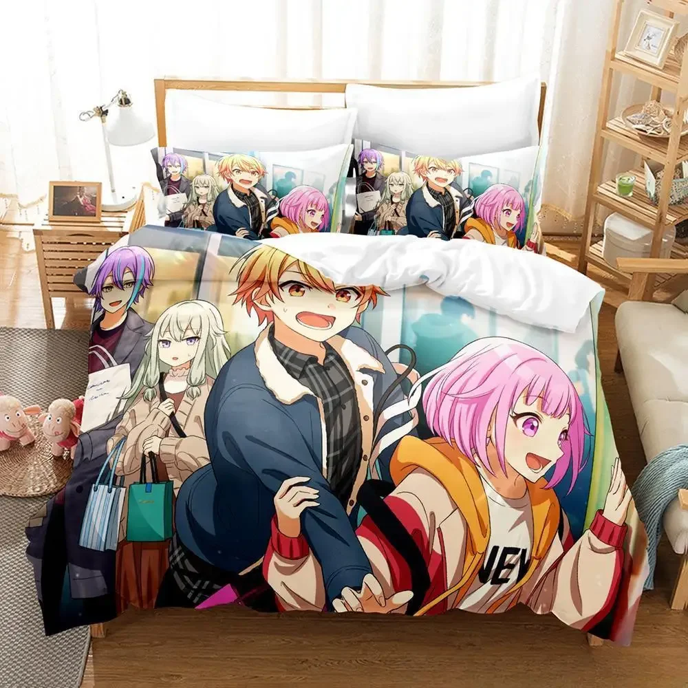 New Wonderlands x Showtime Bedding Set Single Twin Full Queen King Size Bed Set Adult Kid Bedroom Duvet cover Sets Anime Girls
New Wonderlands x Showtime Bedding Set Single Twin Full Queen King Size Bed Set Adult Kid Bedroom Duvet cover Sets Anime Girls