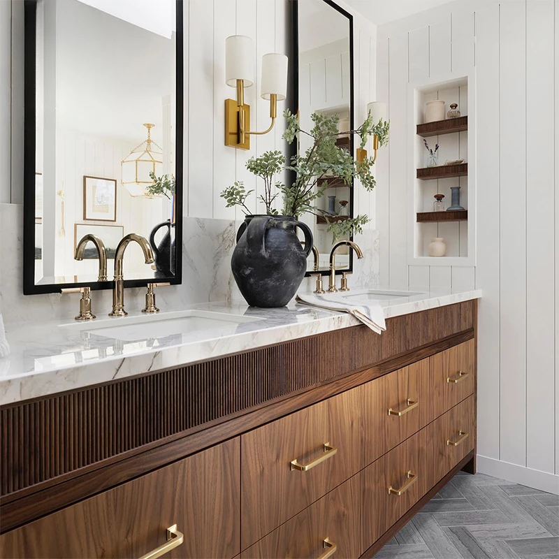 Red oak solid wood Nordic modern bathroom cabinet, hand wash basin cabinet, combination bathroom, washing and rinsing table,
Red oak solid wood Nordic modern bathroom cabinet, hand wash basin cabinet, combination bathroom, washing and rinsing table,