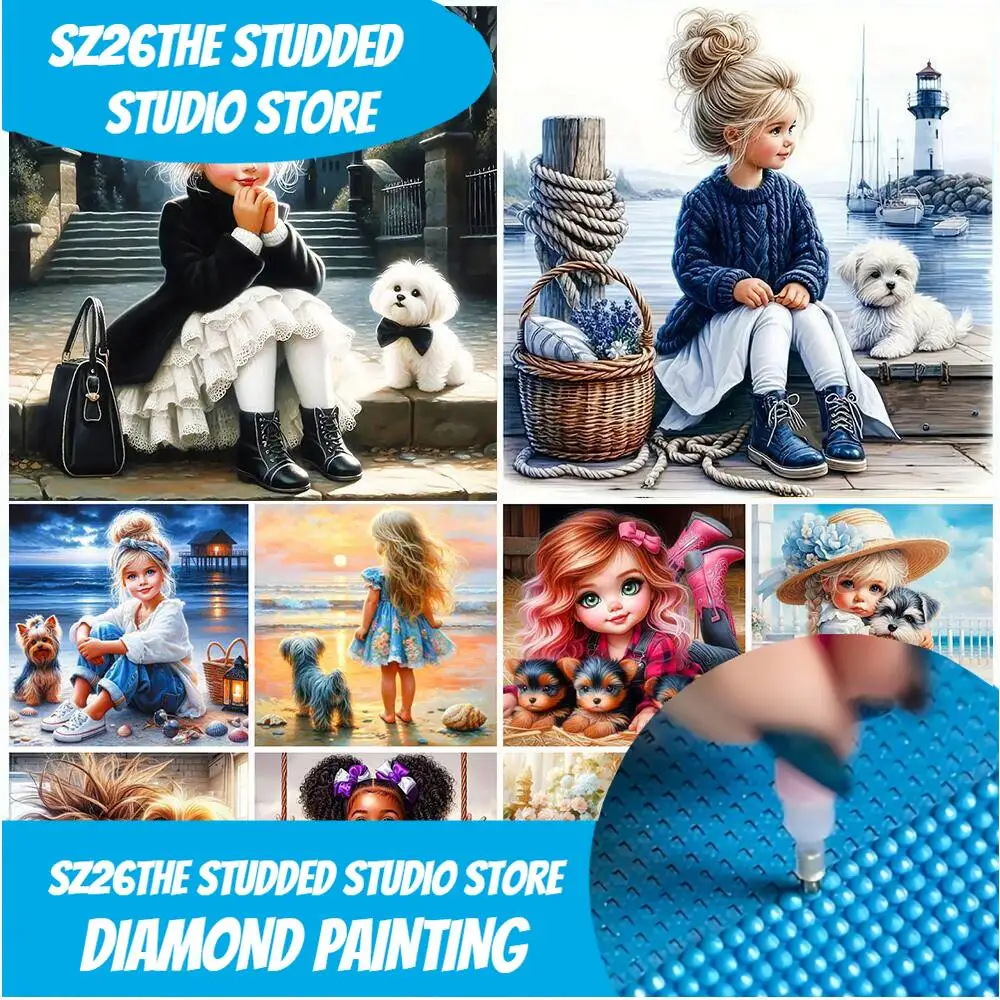 Sz26Сшипованная алмазная мозаика своими руками, портретная девушка, полная квадратная круглая алмазная мозаика, животное, собака, новая коллекция, настенный художественный декор, ремесло
Sz26Сшипованная алмазная мозаика своими руками, портретная девушка, полная квадратная круглая алмазная мозаика, животное, собака, новая коллекция, настенный художественный декор, ремесло