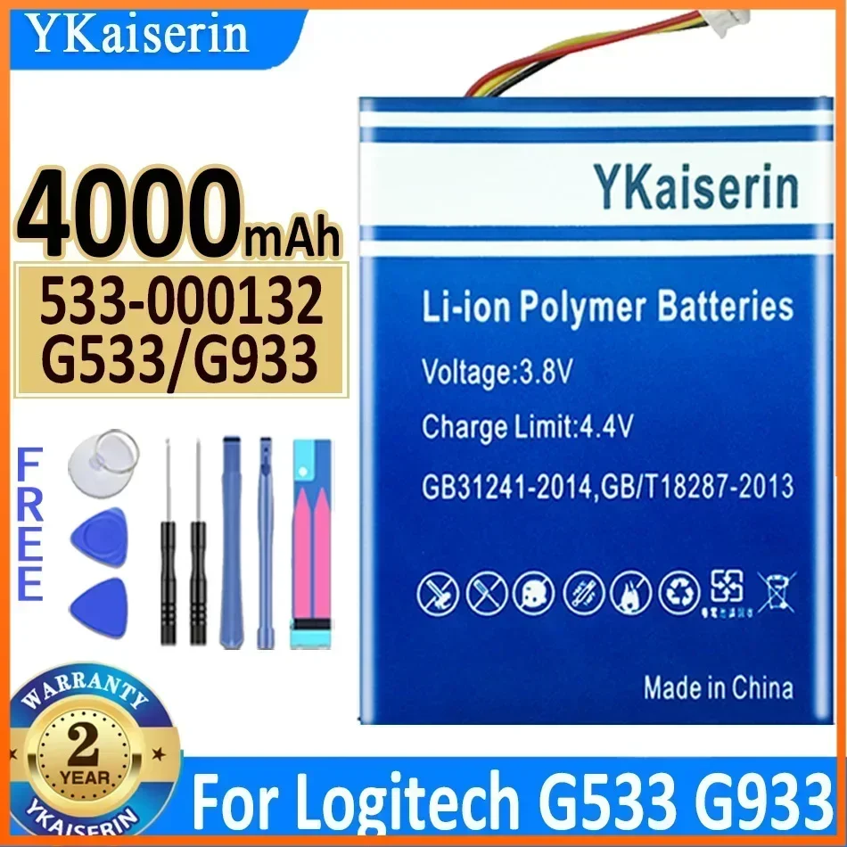 4000 мАч Аккумулятор YKaiserin 533- 000132 (G533/G933) для Logitech G533 G933 Батарея G533S G933S Гарантия один год
4000 мАч Аккумулятор YKaiserin 533- 000132 (G533/G933) для Logitech G533 G933 Батарея G533S G933S Гарантия один год