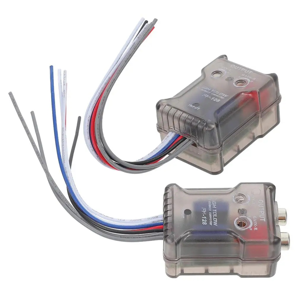 2Pcs Car Audio Equipment Plastic Stereo Wire Adapter High Low Converter Radio Connector Vehicle Amplifier Accessories
2Pcs Car Audio Equipment Plastic Stereo Wire Adapter High Low Converter Radio Connector Vehicle Amplifier Accessories