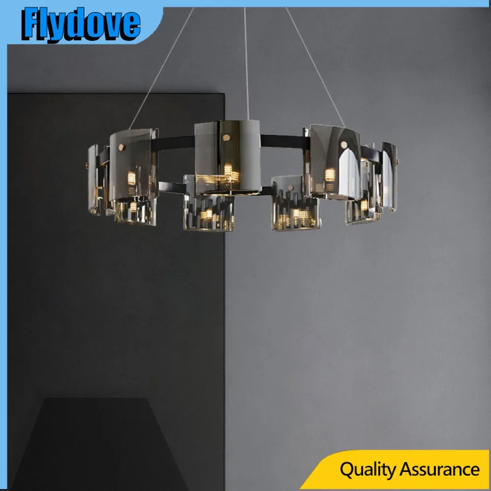 Scandinavian Smoky Gray Amber Crystal Minimalist Round Modern Copper Chandelier Lamp Indoor Lighting Artistic Decor Centerpiece
Scandinavian Smoky Gray Amber Crystal Minimalist Round Modern Copper Chandelier Lamp Indoor Lighting Artistic Decor Centerpiece