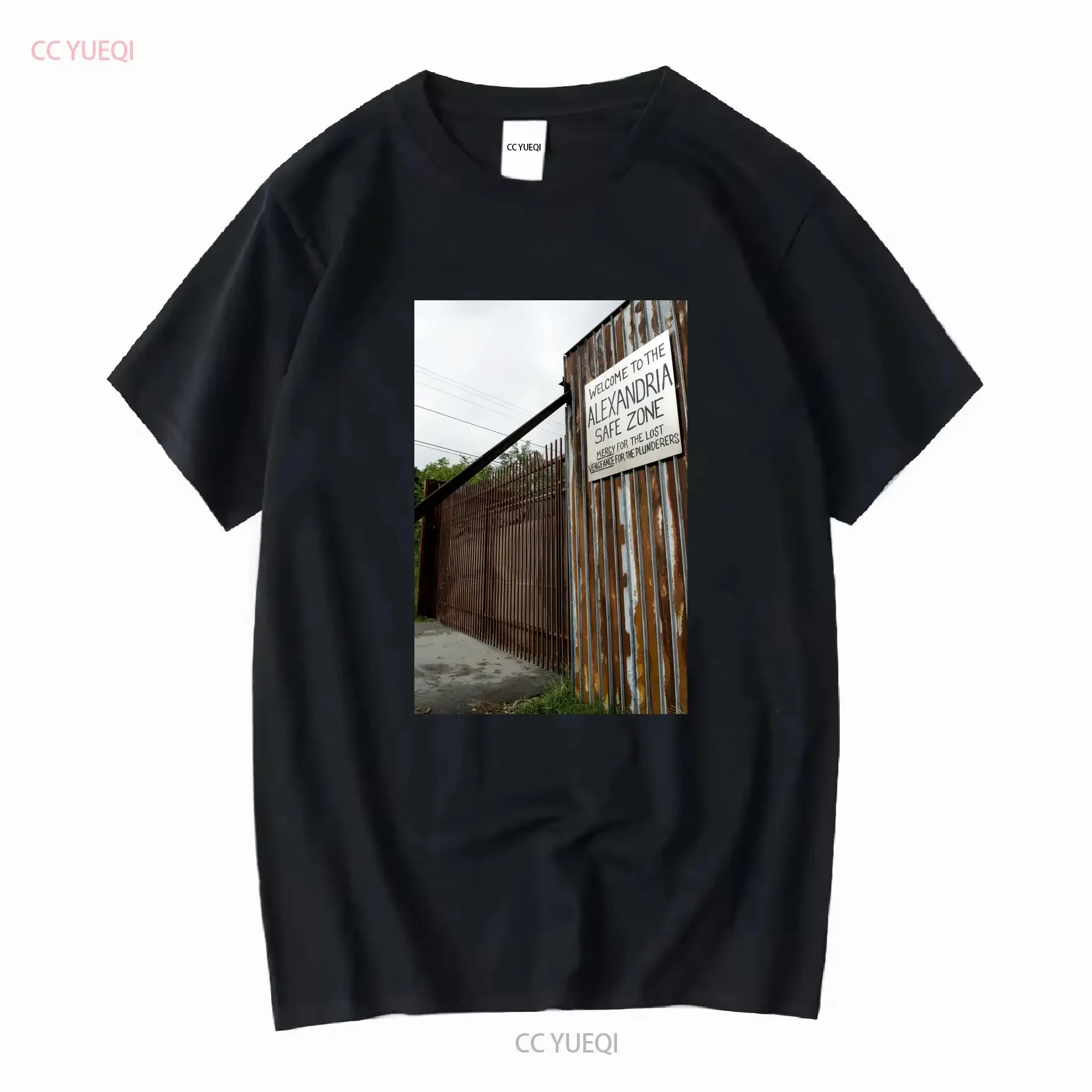 Walking Dead T Shirt Welcome to the Alexandria Safe Zone Men's or long short sleeves vintage Washed Top For Everyday Wear
Walking Dead T Shirt Welcome to the Alexandria Safe Zone Men's or long short sleeves vintage Washed Top For Everyday Wear