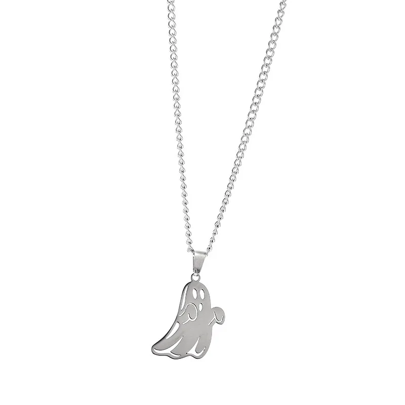 Popular Halloween Cute Cartoon Ghost Necklace Niche Design Personality All-match Titanium Steel Pendant Jewelry Holiday Gifts
Popular Halloween Cute Cartoon Ghost Necklace Niche Design Personality All-match Titanium Steel Pendant Jewelry Holiday Gifts
