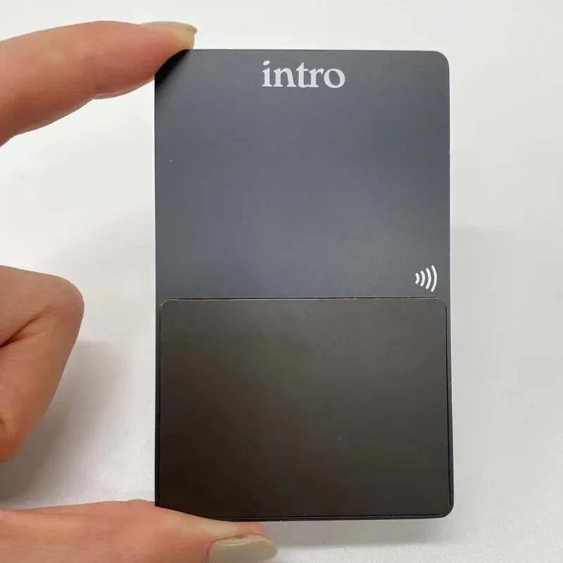 Smart Metallic Thick Name Metal NFC Business Card RFID
Smart Metallic Thick Name Metal NFC Business Card RFID