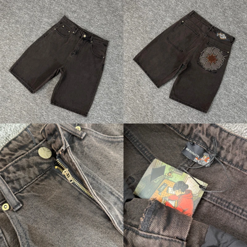 26SS Men's Trendy Fashion Loose Straight Derschutze Denim Shorts Summer High-Quality Shorts Stock
26SS Men's Trendy Fashion Loose Straight Derschutze Denim Shorts Summer High-Quality Shorts Stock