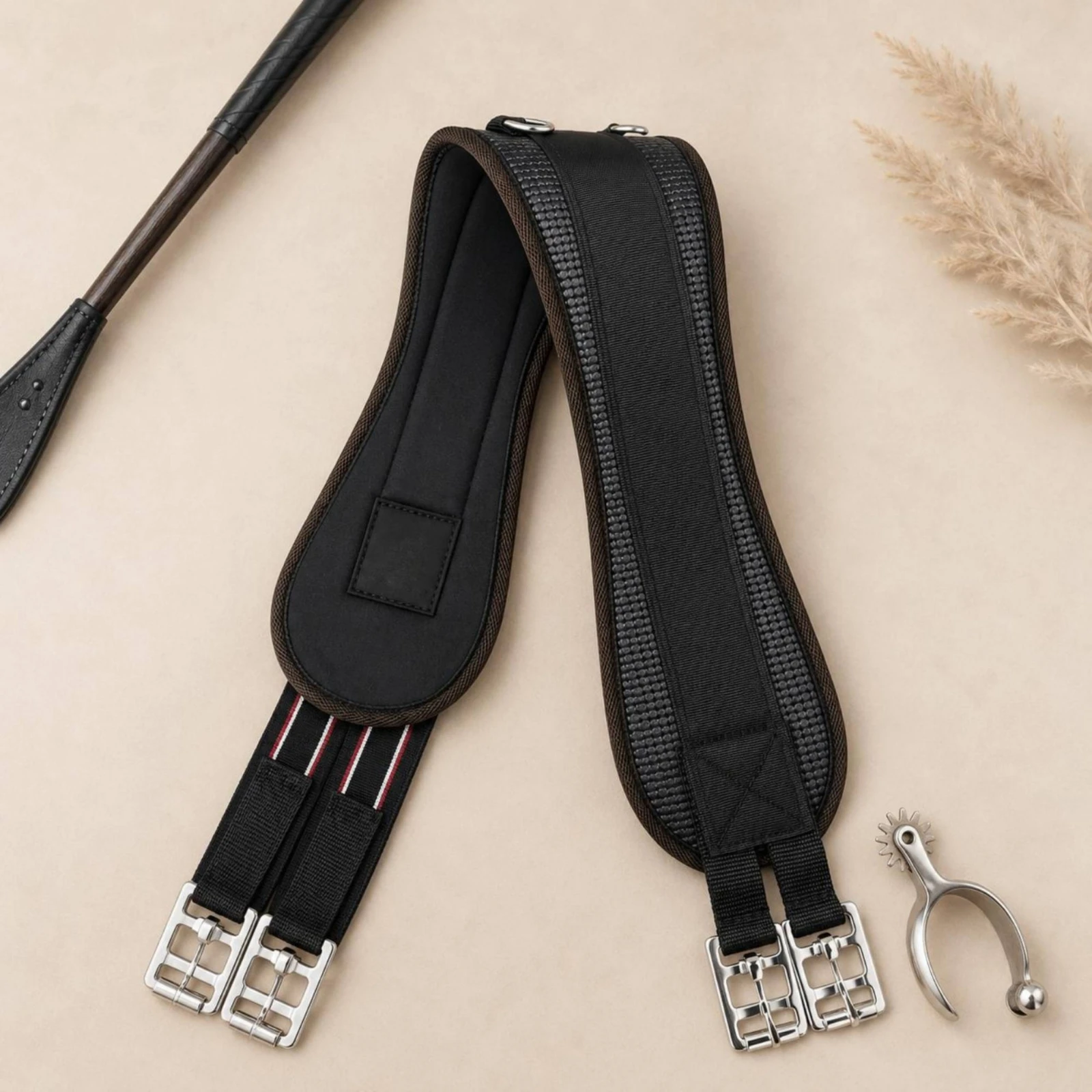 English Saddle Girth Contoured Padded Saddle Girth Equestrian Gear Breathable Chafe Resistant
English Saddle Girth Contoured Padded Saddle Girth Equestrian Gear Breathable Chafe Resistant