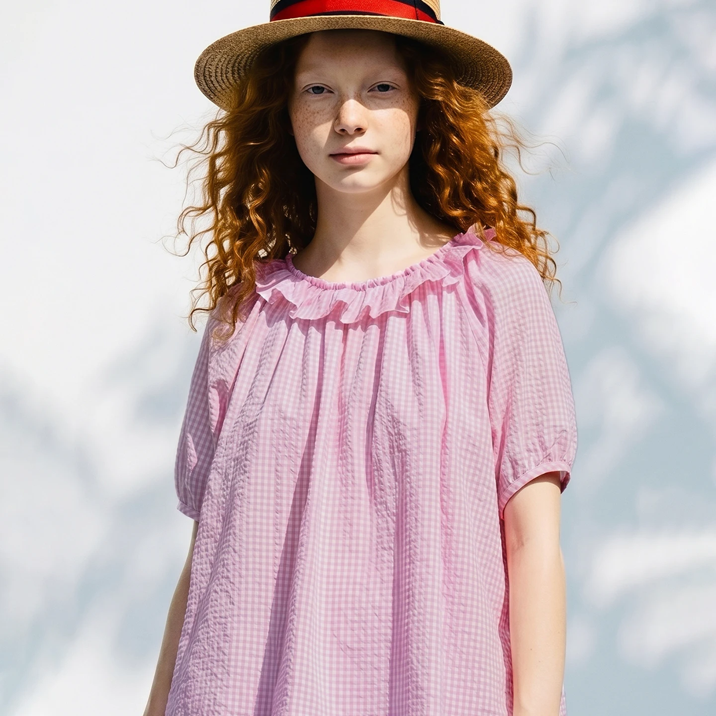 imakokoni original summer Japanese lace pink checkered doll shirt women's short sleeved casual top loose bubble grid shirt265536
imakokoni original summer Japanese lace pink checkered doll shirt women's short sleeved casual top loose bubble grid shirt265536