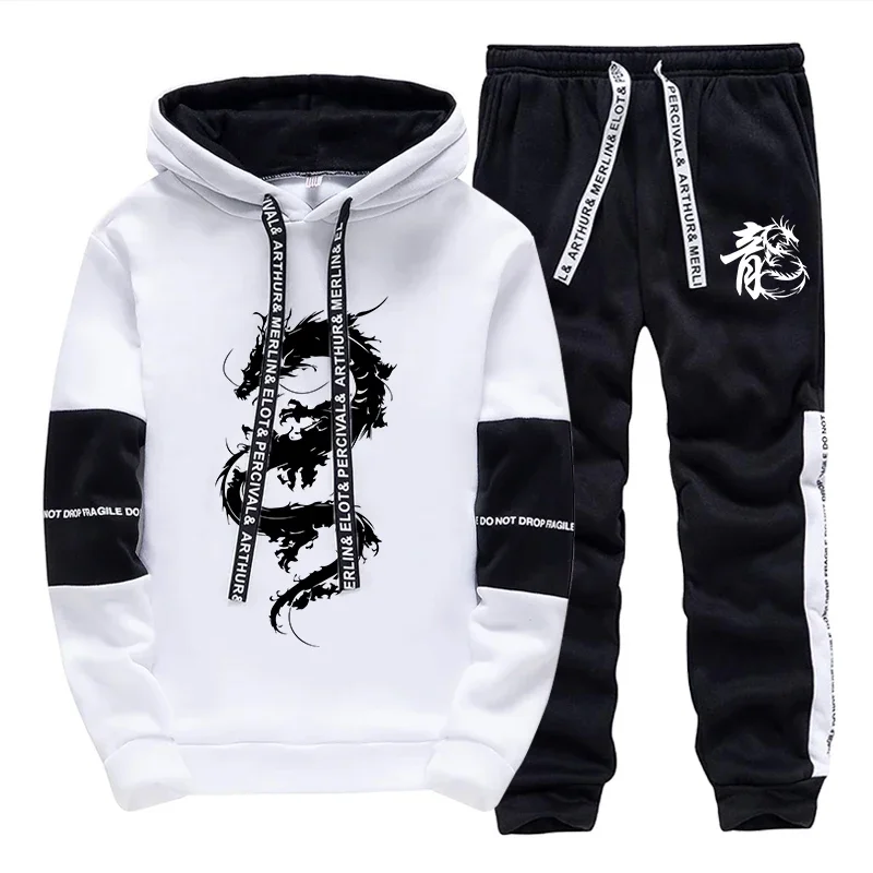 Korean Style Mens Tracksuit Printing Casual Single Piece Sweatshirts Sweatpants Home Hoodie Pants Sports Jogging Mens Clothing
Korean Style Mens Tracksuit Printing Casual Single Piece Sweatshirts Sweatpants Home Hoodie Pants Sports Jogging Mens Clothing